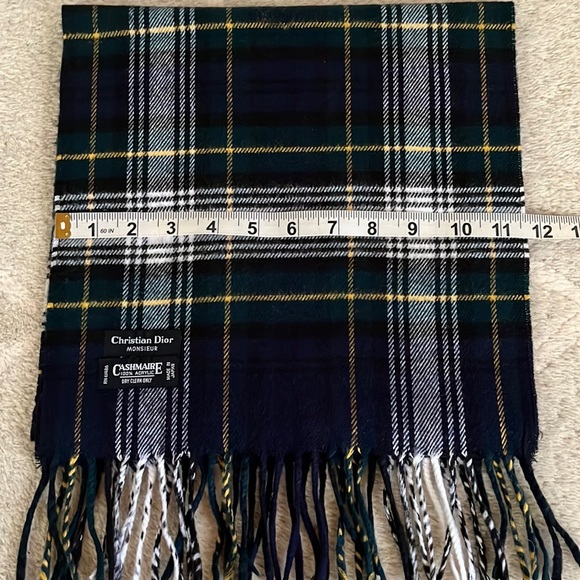 Christian Dior Monsieur Plaid Scarf - Picture 6 of 10